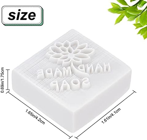 Craspire ručno izrađeni sapun od sapuna lotos smola sapuna sapun sapun sapun poglavlje utiskivanje pečata mini pečat za sapun gline