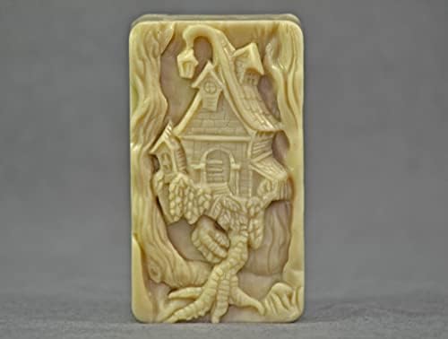 ArtcraftMolds Witch House Silikonski kalup za sapunsku glinenu žbuku od voska za vosak