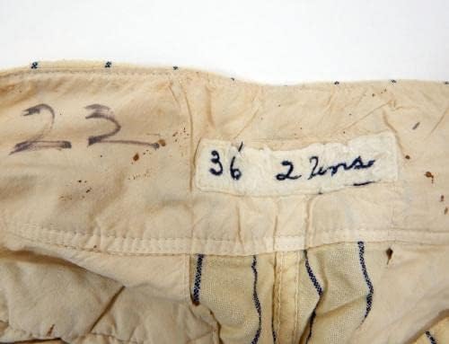1961. Kansas City Athletics 2 Igra je koristila bijele hlače DP26419 - Igra korištena MLB hlača