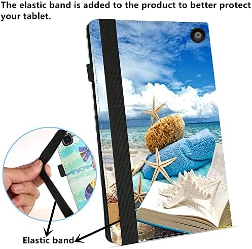 Slučaj s petljom olovke za Galaxy Tab S6 Lite 10,4 2020/2022 Automatsko spavanje/buđenje s elastičnim poklopcem zaštitnog postolja.