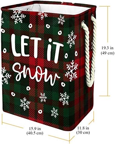 Nehomerna snježna Božićna čestitka 300pc Oksford PVC vodootporna košara za odjeću velika košara za rublje za deke igračke za odjeću