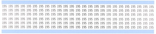 Zamjenjiva vinilna tkanina od 195 do 195, crno-bijela, kartica s čvrstim brojevima