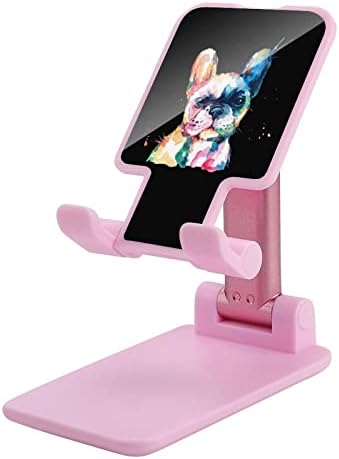 Akvarel French Bulldog mobitela stalak za sklopivi držač tableta Podesivi dodaci za radne površine za stol za stol