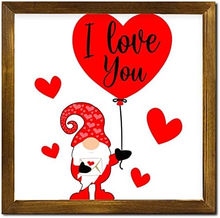 Little Miss Heart Reaker Wood uokviren Zidni znak Valentinovo Slatki citati rustikalni drveni okvir Umjetnička ploča Valentinovo poklon