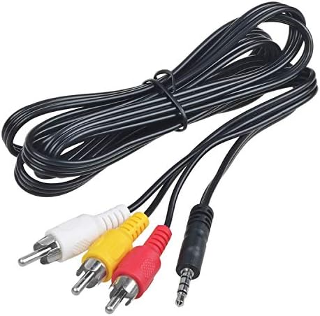 Pribor USA 5ft AV A/V TV kabel kabel Kompatibilan sa Sony CCD-TRV68 CCD-TV98 CCD-TRV108 E CCD-TRV218 E