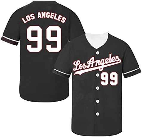 Baseball dres s printom 99/22/23/24 majice bejzbolskog tima Los Angelesa za muškarce/žene/mlade