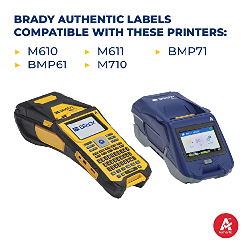 Višenamjenski vinil etikete Brady za pisače M610, M611, M710, BMP61 i BMP71 - 0,75 x 0,5. M6-11-498