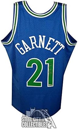 Kevin Garnett Autographid Timberwolves Mitchell & Ness Swingman Jersey Fanatics - Autografirani NBA dresovi