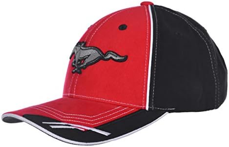 Muška kapa s logotipom s zastavom, Podesiva crvena i crna kapa