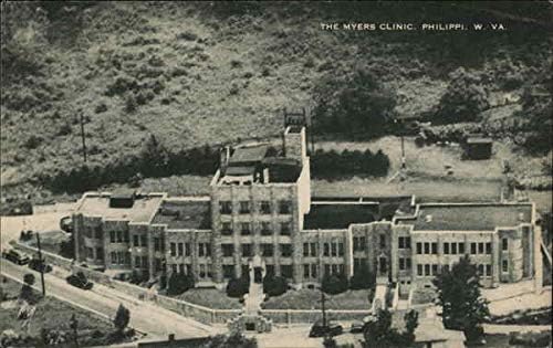 Klinika Myers Philippi, West Virginia WV Original Antique Razgled 1957