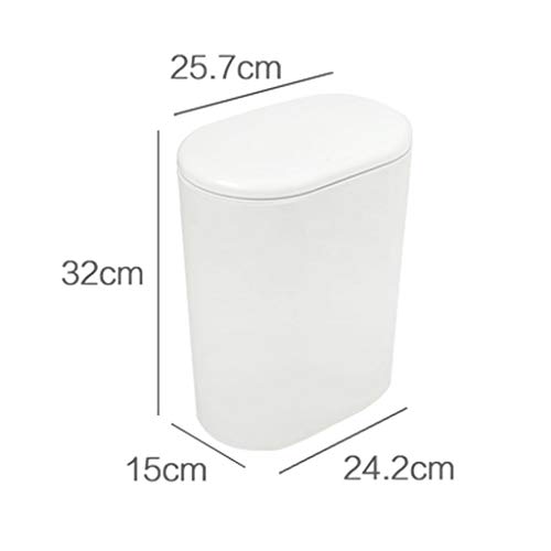 Plastična ovalna kanta za smeće bucket prešani Tip Kanta za smeće kanta za smeće kuhinja kupaonica kanta za smeće za odlaganje smeća