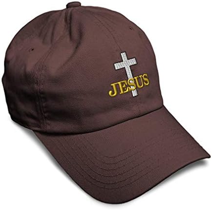 Mekana bejzbolska kapa s kršćanskim križem, vezom Isusa Otkupitelja, pamučni Šeširi pape spasitelja za muškarce i žene