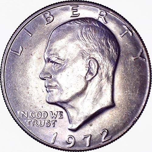 1972. D Eisenhower ike dolar $ 1 sjajno necirkulirano