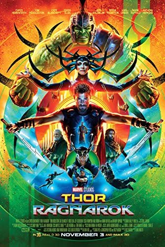 Cinemaflix Thor Ragnarok Poster 24x36 inča Thor Loki Hela Valkyrie Hulk