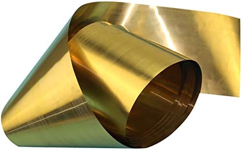 Mjedeni lim za metalne proizvode debljine 0,3 mm, duljine 3000 mm / 118,11 inča, širine 10 mm