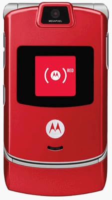 Sprint Motorola V3 Razr crveni telefon