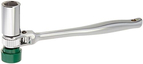 Alat 4482 glava u obliku kruške s konturnom ručkom, ključ za skele, glava čekića s mekom završnom površinom, jednostruki zasun, srebro