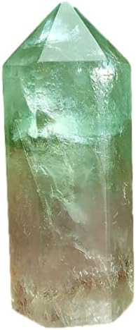 Fluorit prirodno polirano stajalište metafizička čakra kristalno zacjeljivanje dragulja uzorka stupnja - fluorit 4