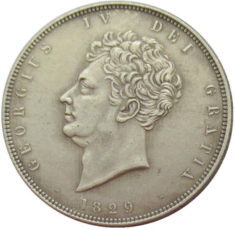 Britanska polu-kruna 1824-1829 4 Strane replike Komemorativne kovanice