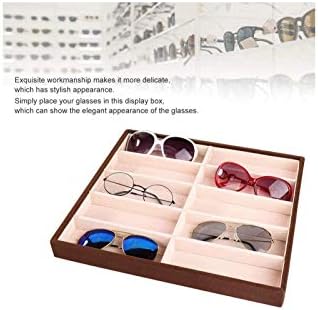 10 rešetki kutija za sunčanje, moderne naočale Organizator naočala za pohranu, kutija za odlaganje naočala Božić, Valentinovo, Majčin