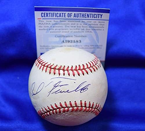 Carl Furillo PSA DNA Coa Autogram Feeney National League potpisao bejzbol - Autografirani bejzbol
