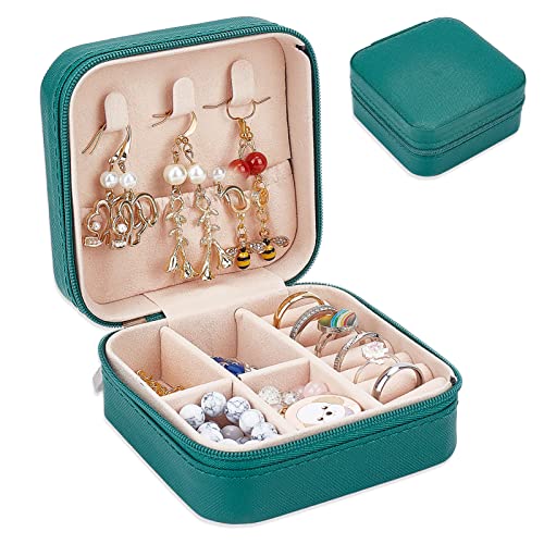 Niceneedd Travel Mini Box nakit, Ogrlice Naušnice prstenovi narukvica nosač skladišta nakita, prijenosna PU kožna mala nakit za žene