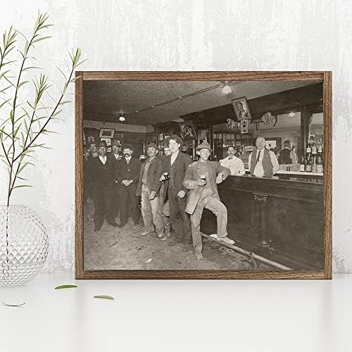 LSA Fotografija redovnih salona - 11x14 Unframed Print - Veliki vintage poklon i dekor za bar, restoran, špilja Man i Home ispod 15