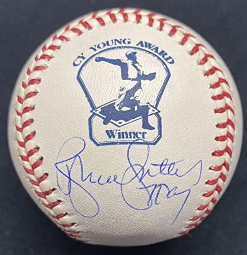 Bruce Sutter 79 NL CY potpisao Cy Young Logo Baseball JSA LOA - Autografirani bejzbol
