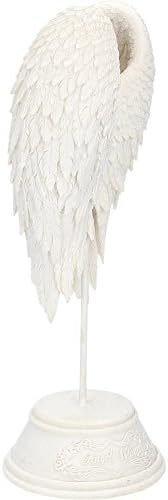 Nemesis sada B0720C4 Anđeoska krila Figurica 26 cm bijela, smola