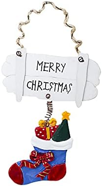 Kuglica od perlica božićni ukrasi ukrasi božićni prozori ukras vrata drvena smola obojana stablo i božićna popisa Pisma home dekor