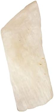 Gemhub 74,35 CT prirodni bijeli sirovi grubi mjesečevi kamen labav dragulj zacjeljivanje kristala za i kućni dekor, zatvoreni,