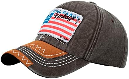 Uniseks Vintage oprana bejzbolska kapa moderna američka zastava Podesivi šešir Tata Muškarci Žene prozračne bejzbolske sunčane kape
