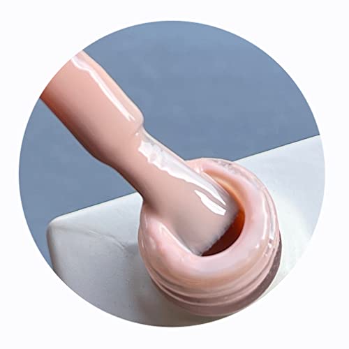 Najmoderniji gel lak za nokte, Prozirni goli mliječno bijeli prozirni gel lak za nokte, otporni Profesionalni dizajn noktiju, prozirni