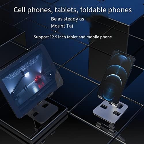 Naqqat All-Metal Aluminium Legual Mobile Telefon radna računala ravna nosač ravni nosač lijen uživo sklopivi nosač mobilnog telefona