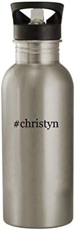Knick Knack Pokloni Christyn - boca vode od nehrđajućeg čelika od 20oz, srebro