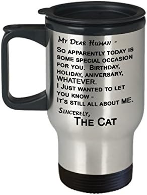 Snarky Mačka - dragi ljudski savjet iz šalice za mačke - sve je u vezi s ME -OW -om