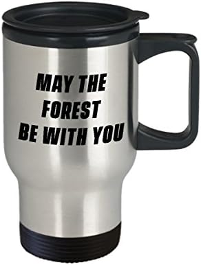 Kamper kave Putovanje šalica najbolje smiješna jedinstvena šalica čaja za kampiranje Savršena ideja za muškarce žene možda šuma s vama