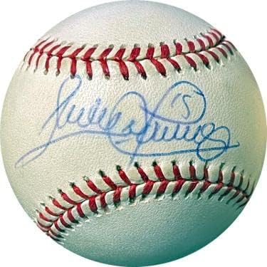 Sandy Alomar potpisala je Roal Rawlings Službeni baseball američke lige 15 Imperfect - Autografirani bejzbol