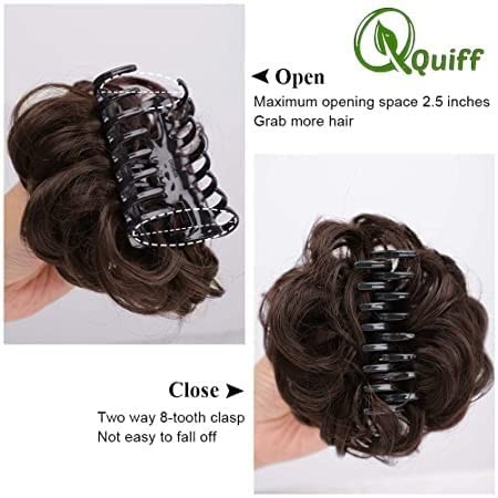 Quiff Mala kosa za kosu za žene i djevojke || Umjetna buka Juda s kvačilom || Alat i dodatak za frizuru