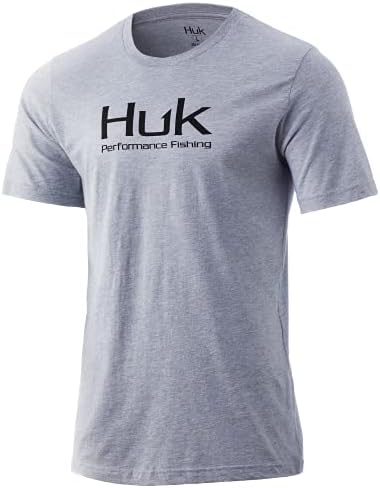 HUK muški performans ribolovni logotip majice rukava | Brzo sušenje
