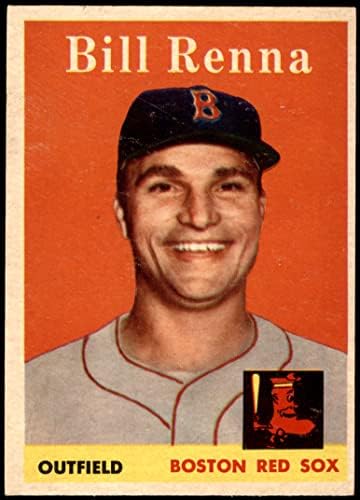 1958. Topps 473 Bill Renna Boston Red Sox Ex/Mt Red Sox