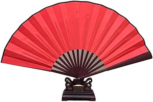Dfsyds ventilator bijeli rotirani sklopivi ventilator kineski umjetnički papir crveni i crni obožavatelj diy slikanje slika