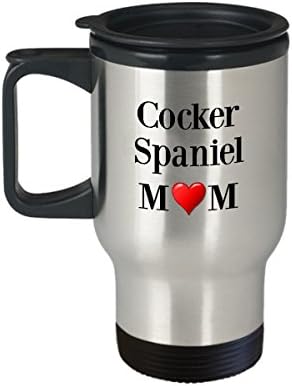 Koker španijel mama putnička šalica - toplinski izolirani poklon za kavu od nehrđajućeg čelika za mame Grandmas na Majčin dan, rođendani,