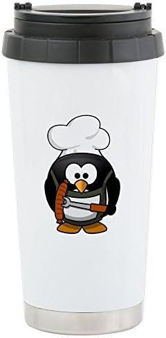 Šalica za putničko piće od nehrđajućeg čelika Mala okrugle pingvine - roštilj roštilj kralj