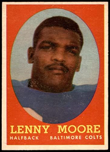 1958. Topps 10 Lenny Moore Baltimore Colts Ex/Mt Colts Penn St