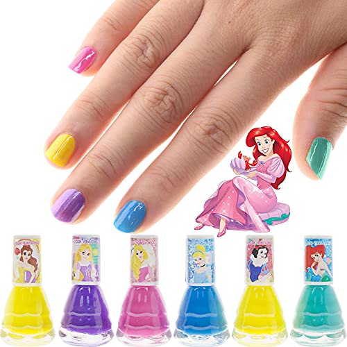 Netoksični piling siguran lak za nokte na bazi vode / Poklon Set za djevojčice, Prva princeza / mat boje, Dob 3+