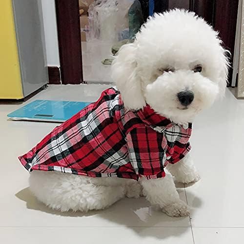 Qidelong pseće majice Odjeća za štene, klasične pse odjeće Osnovna polo majica za kućne ljubimce, za ekstra mali mali srednji dječak