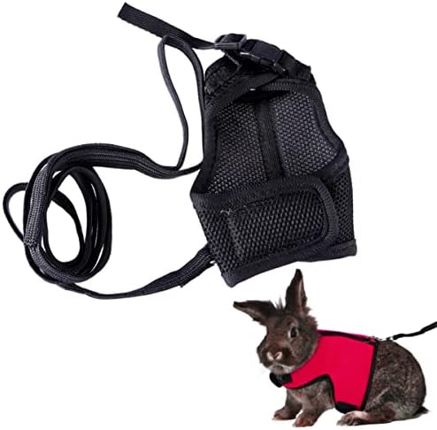 Balacoo Puppy Ramen 2pcs kabelski svežanj mačka i zeko podesivi crni, pribor za prsluk za trčanje za crnu veličinu meko štene- m zečji