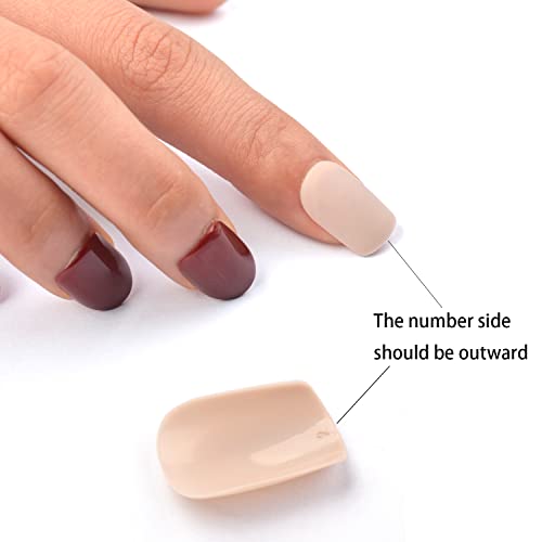 3 pakiranja svjetlucavih kratkih noktiju za žene, zalijepite na lažne nokte u srebrnoj boji, B & B; B; kvadratno plavi lažni savjeti