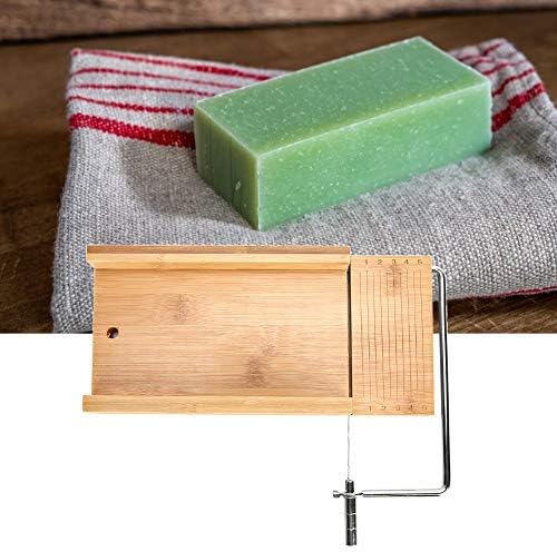 Bicaquu bambusov alat za rezanje sapuna, izdržljivi sapun DIY rezač, rezač sapuna za svijeće kolače čokolada kuće